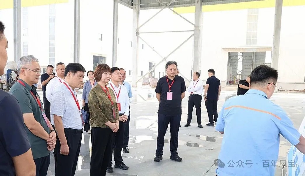 林州市人大工作组视察必一在线官网（中国）管业860项目和大通物流园拆车项目